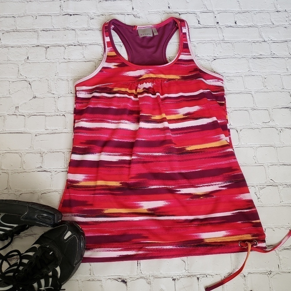 Athleta Airbrush Racerback Workout Top S